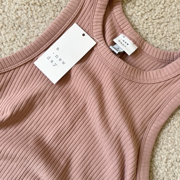 A New Day Ribbed Double Side Ruched Midi Dress - Picture 5 of 6